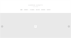 Desktop Screenshot of carmenceretti.com